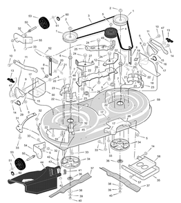 Part Location Diagram of 690408E700 Murray Arm, Idler